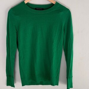 Banana Republic 100% Merino Wool Green Sweater